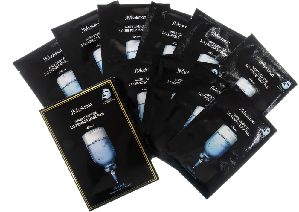 JMSOLUTION｜水光保濕補水面膜（10片／盒）
