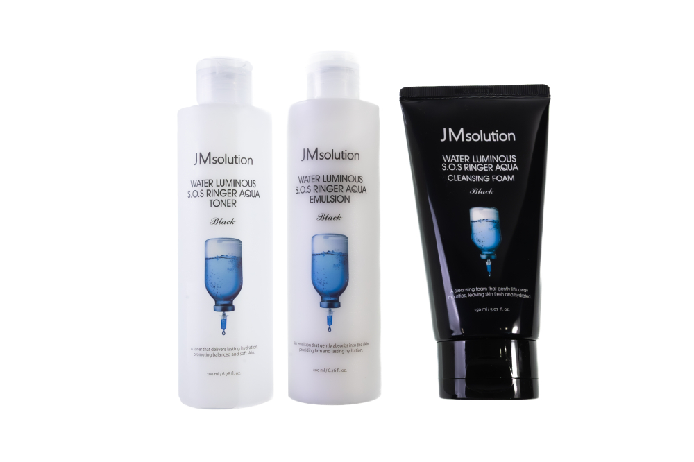 JMSOLUTION｜水光保濕補水保養組（黑盒版）