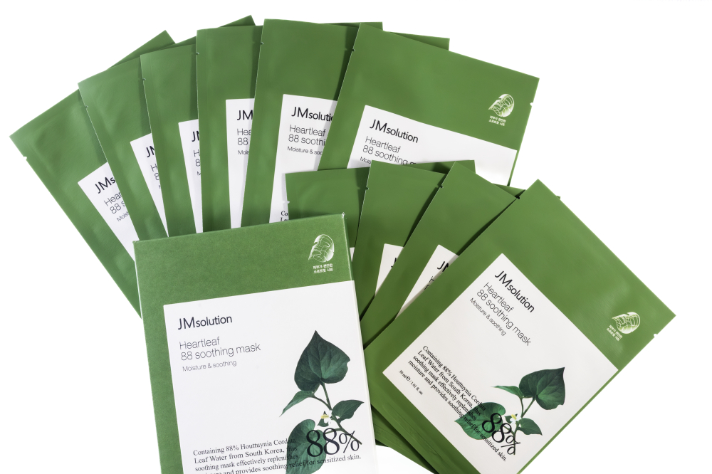 JMSOLUTION｜魚腥草 88 保濕舒緩面膜（10片／盒）