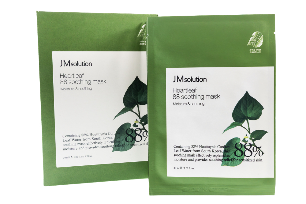 JMSOLUTION｜魚腥草 88 保濕舒緩面膜（10片／盒）