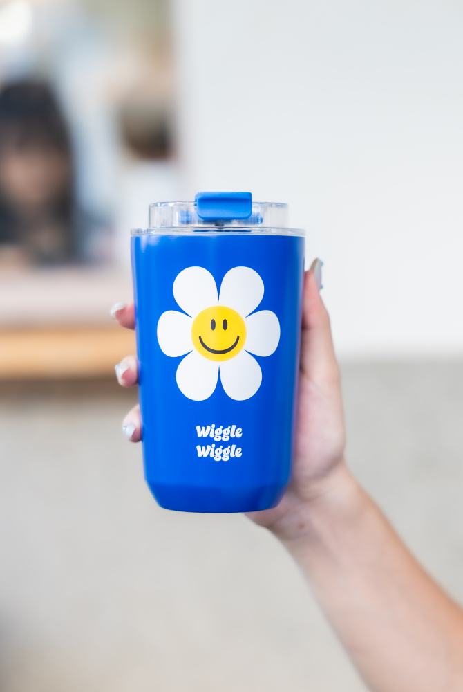 Wiggle Wiggle 俏皮小花隨身保溫杯-單個