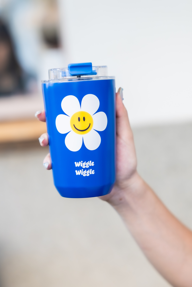Wiggle Wiggle 俏皮小花隨身保溫杯-單個