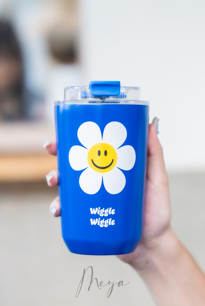 Wiggle Wiggle 俏皮小花隨身保溫杯-單個