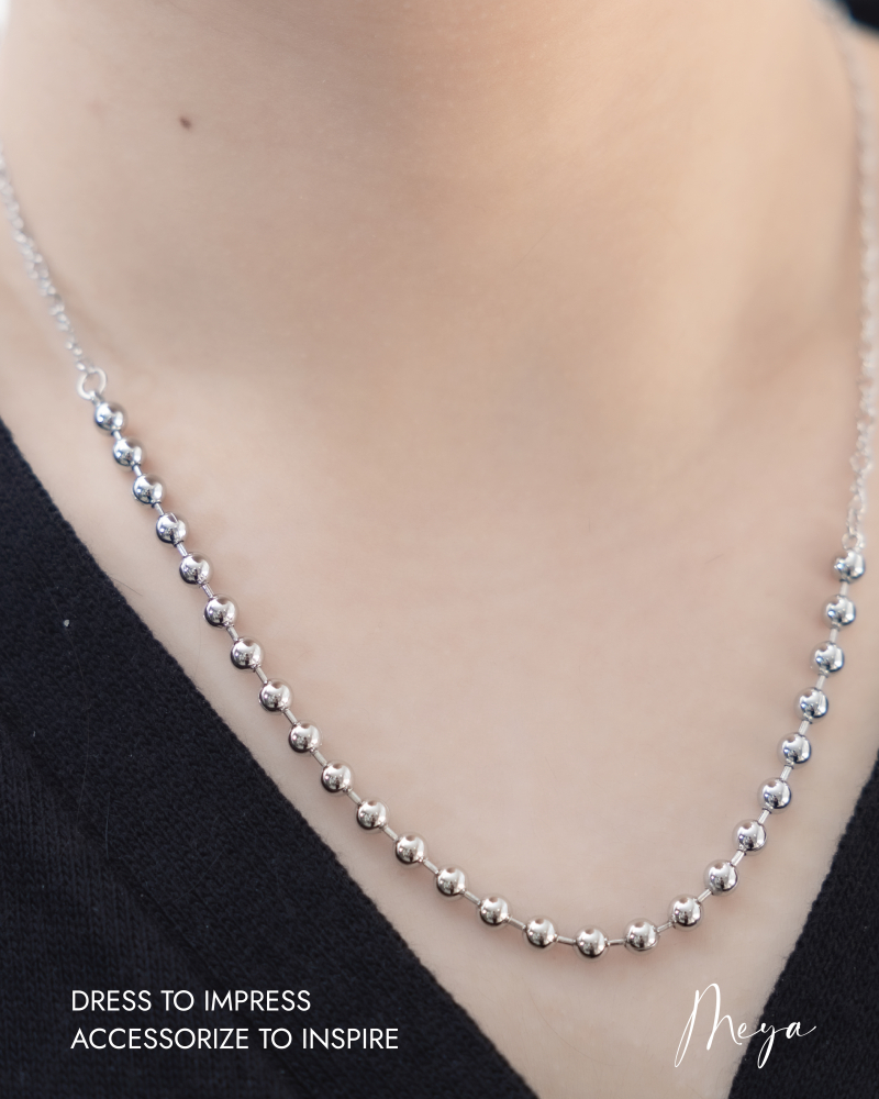 목걸이 大小圈特殊鍊項鍊 / 銀色