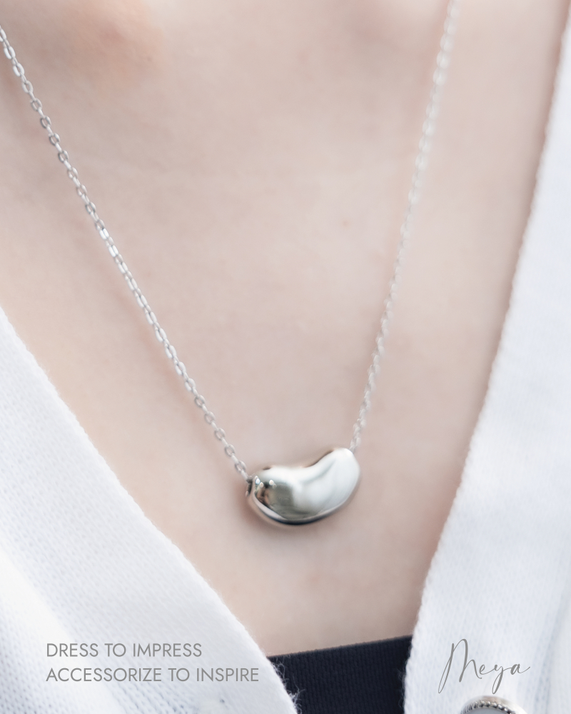 목걸이 小豌豆項鍊 / 銀色