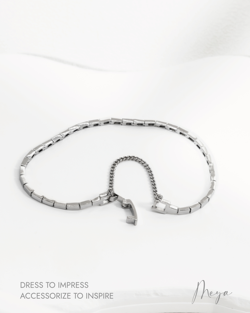 長方塊鏈 蝴蝶扣手鍊