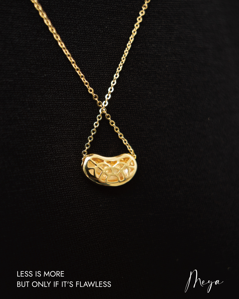 목걸이 小豌豆項鍊 / 金色