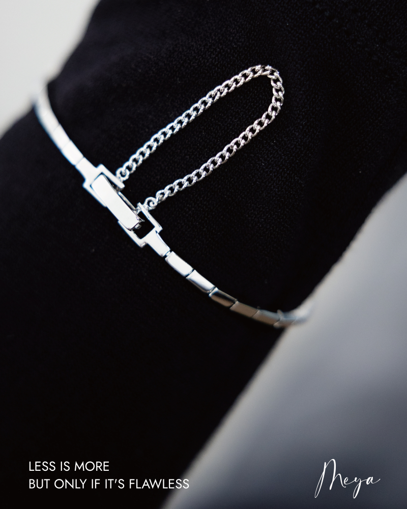 長方塊鏈 蝴蝶扣手鍊