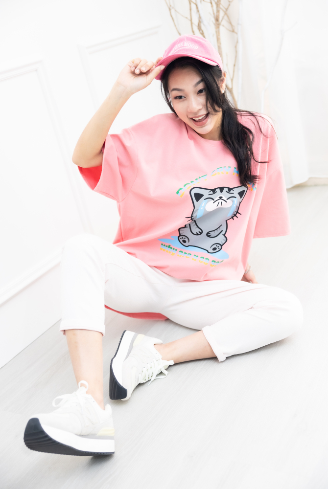 긴 바지 水洗牛仔褲 / 白色