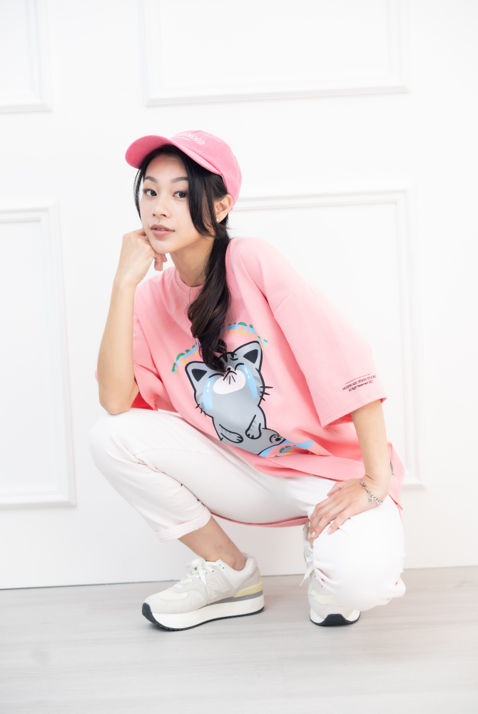 긴 바지 水洗牛仔褲 / 白色