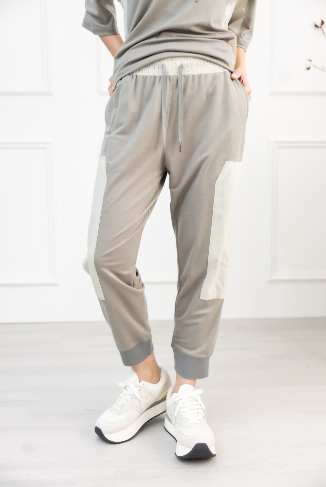 긴 바지 撞色長褲 / 深淺灰