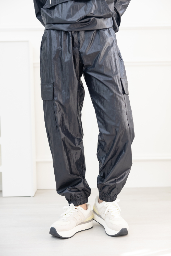 긴 바지 防潑水長褲 / 黑色