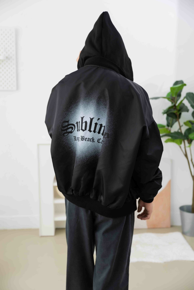 코트 連帽長袖外套 / 黑色