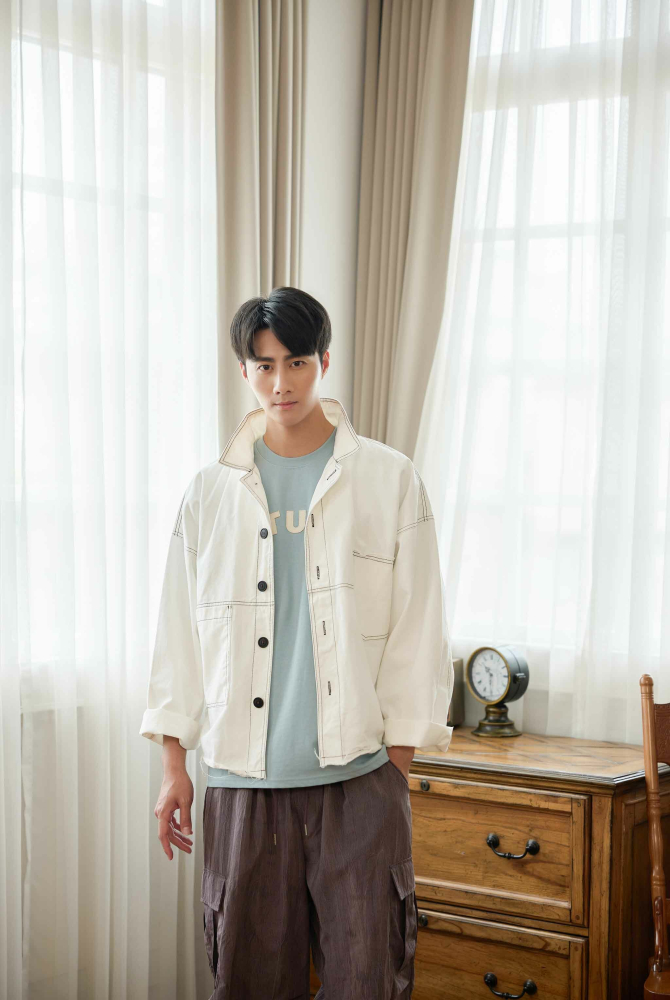 코트 長袖外套/白色