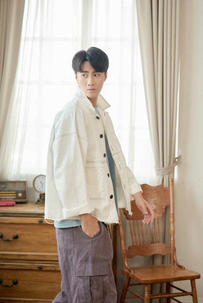 코트 長袖外套/白色