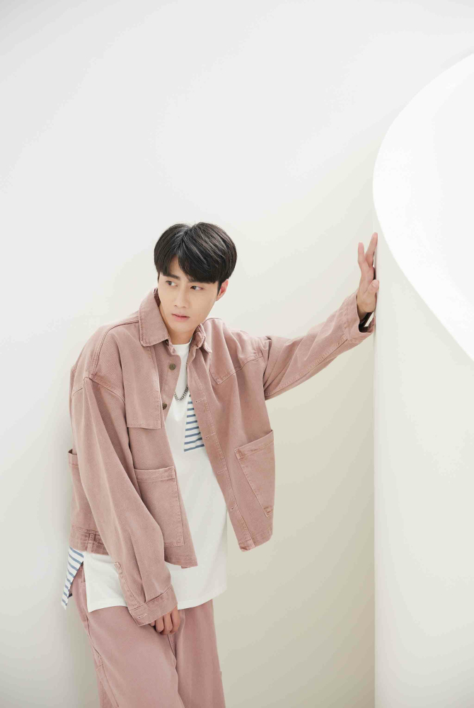 코트 牛仔長袖外套 / 粉色