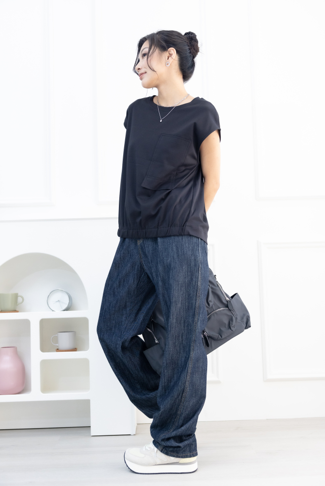 가방 多層收納真皮手把 肩背手提兩用包／深灰色