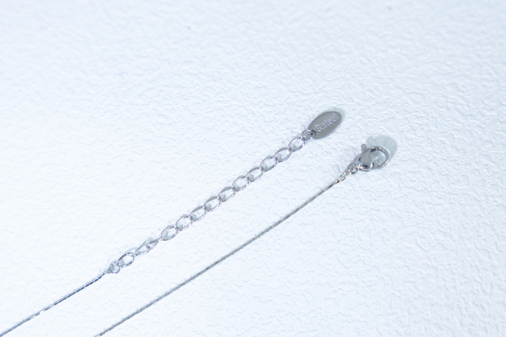 목걸이 可移動小方塊項鍊 / 金色