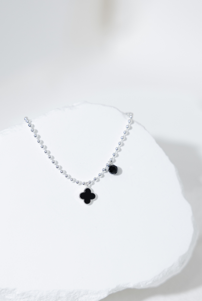 팔찌  幸運草手鍊 / 銀色