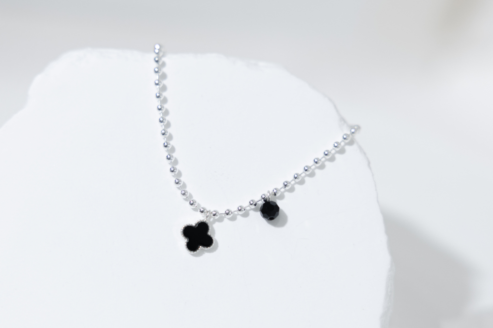 팔찌  幸運草手鍊 / 銀色