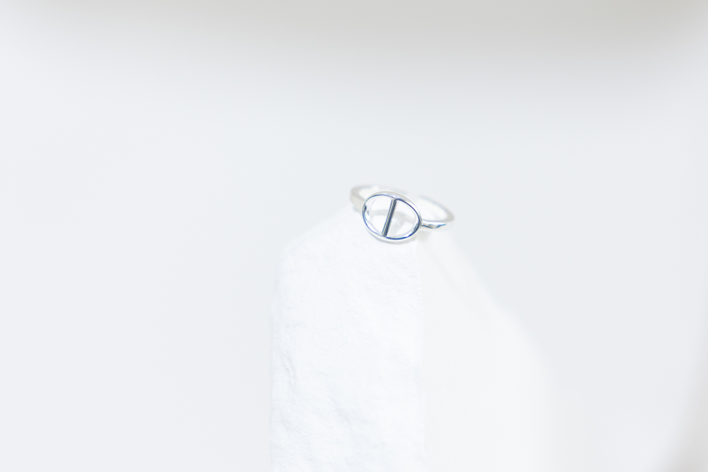 반지   小豬鼻尾戒 可調    / 銀色